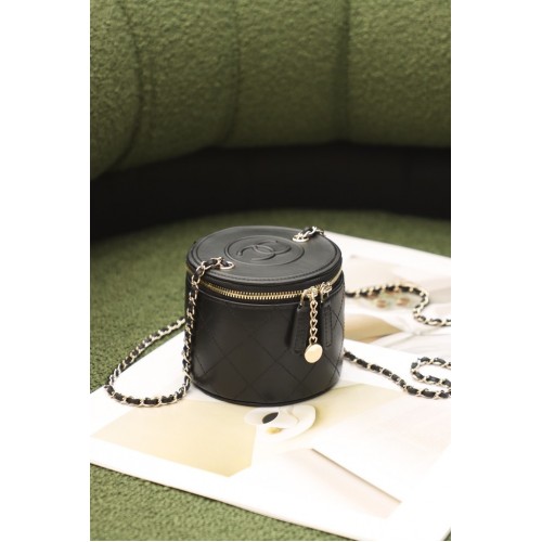 Geantă Chanel Original mini clasică cu lanț SS2021 neagră