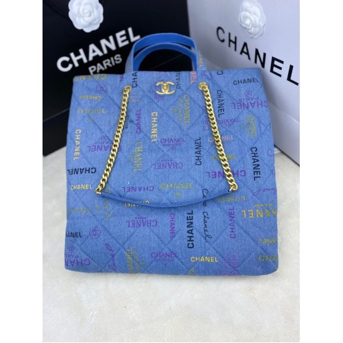 Chanel SHOPPING BAG 2566 albastru