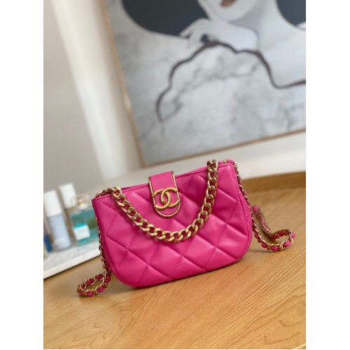 Chanel PUNGĂ HOBO MICĂ AS3475 Fuchsia