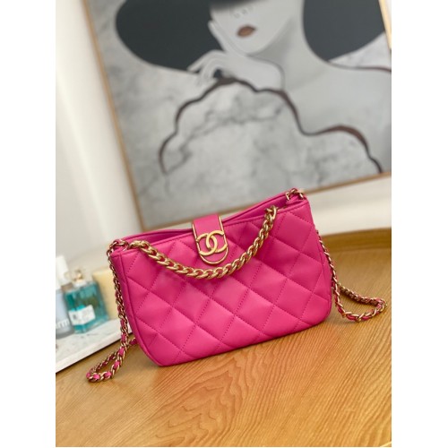 Chanel PUNGĂ MICĂ HOBO AS3476 Fuchsia