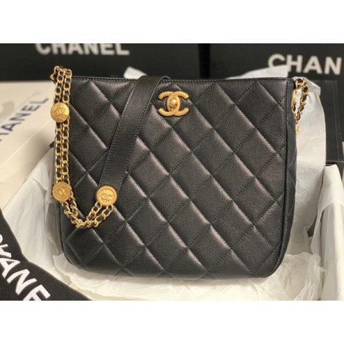 Chanel PUNGĂ MICĂ DE CUMPĂRĂTURI AS3400 neagră