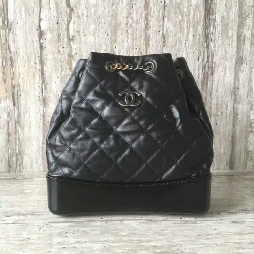 Rucsac Chanel din piele de oaie 93825 negru