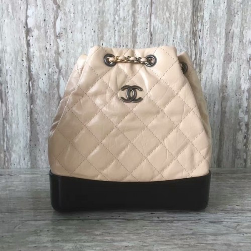 Rucsac Chanel din piele de oaie 93825 roz deschis