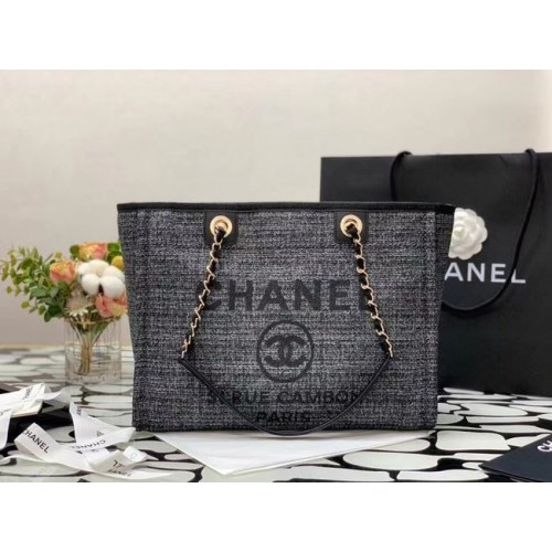 Geantă de cumpărături Chanel MM A67001 neagră