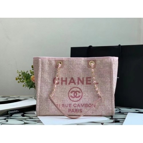 Geantă de cumpărături Chanel MM A67001 roz