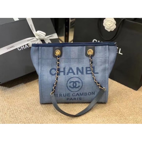Geantă de umăr Chanel A66942 albastră