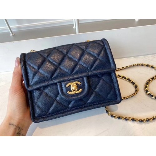 Geantă Chanel crossbody AS2356 Albastru regal