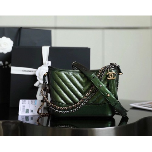 Geantă hobo Chanel Gabrielle A93824 Verde