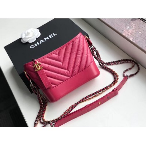 Geantă hobo mică Chanel Gabrielle A91810 roz