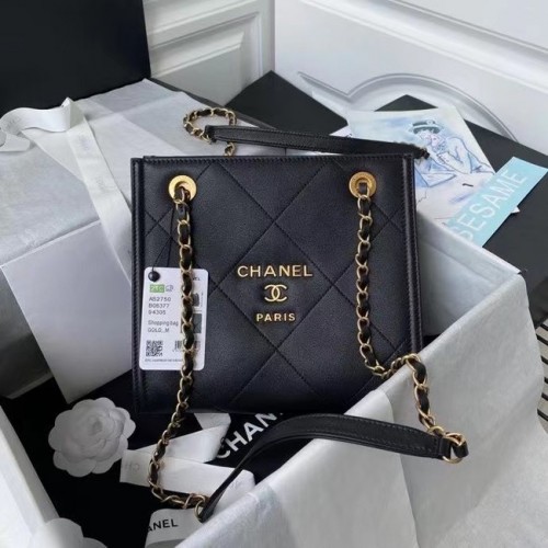 Geantă de umăr din piele Chanel AS2750 neagră