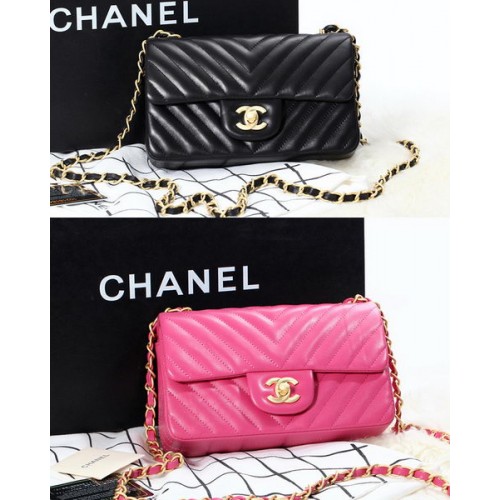 Geantă Chanel mini Classic cu clapă, piele de oaie originală CHA1116 aurie