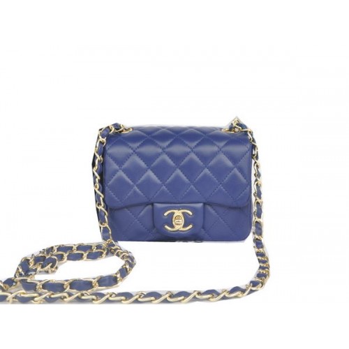 Geantă Chanel mini Classic Flap Royal Original Sheekskin CHA1115 Auriu