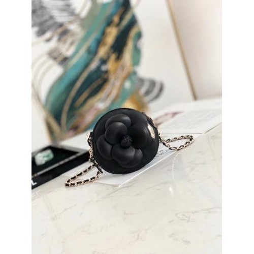 Geantă de umăr Chanel mini din piele Original 82121 neagră