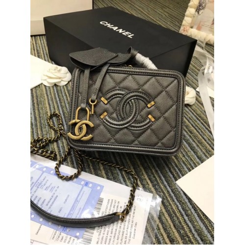 Geantă de toaletă Chanel mini Original A93342 neagră
