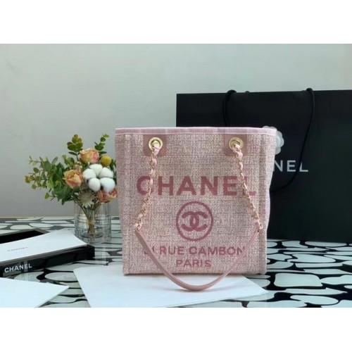 Geantă mică de cumpărături Chanel A66940 roz
