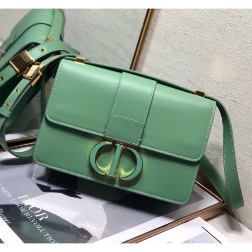 DIOR 30 MONTAIGNE GEANTĂ verde Box din piele de vițel M9203UM