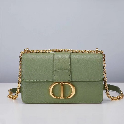 DIOR 30 MONTAIGNE BAG Box Piele de vițel M9203UM Verde matcha