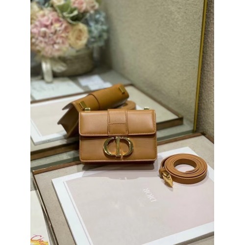 DIOR 30 MONTAIGNE GEANTĂ mini din piele de vițel M9204U maro