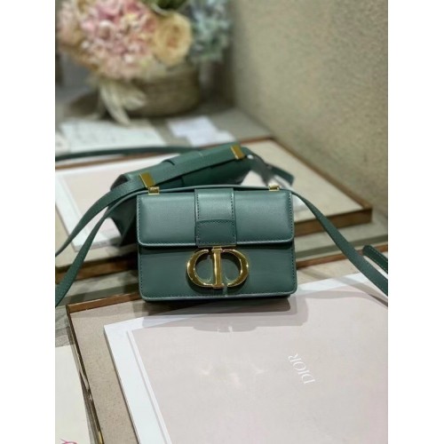 DIOR 30 MONTAIGNE GEANTĂ mini din piele de vițel M9204U verde