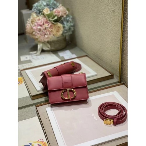 DIOR 30 MONTAIGNE GEANTĂ mini din piele de vițel M9204U roz