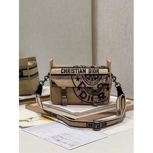 DIOR BOBBY BAG Broderie C0803 galben