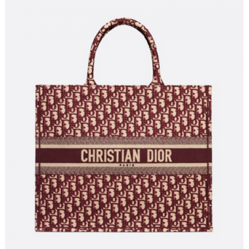 GEANTĂ DIOR BOOK TOTE PIELE DE VIȚEL VAN CU RELIEF M1286Z