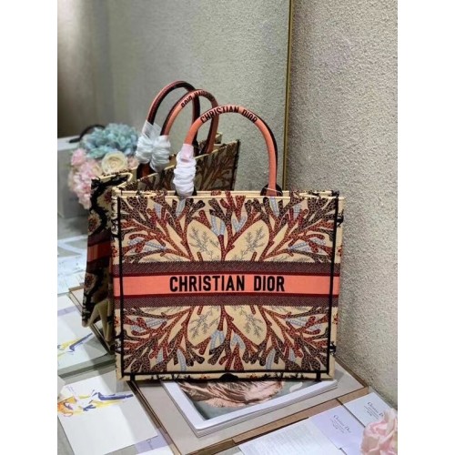 GEANTĂ DIOR BOOK TOTE DIN PÂNĂ BRODATĂ C1287-11