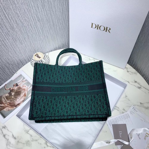 GEANTĂ DIOR BOOK TOTE CU BRODERE DIN PÂNĂ M1287-8