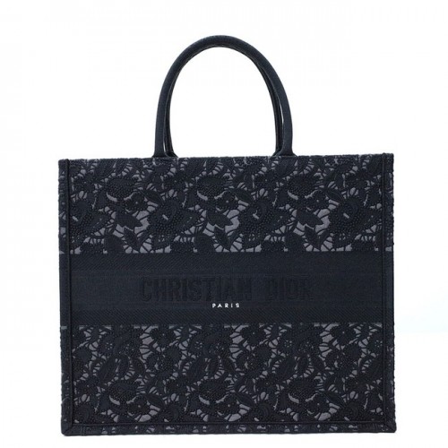 DIOR BOOK TOTE Broderie C1286-34 negru