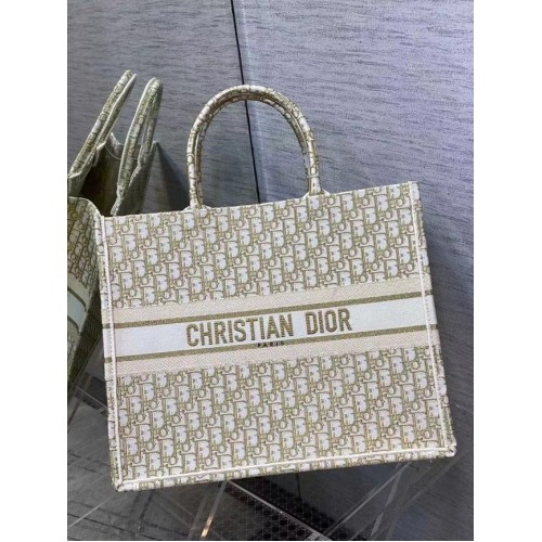 DIOR BOOK TOTE Broderie C1286-9 crem