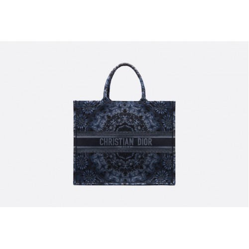 DIOR BOOK TOTE KALEIDIORSCOPIC BAG M1286ZRIO albastru