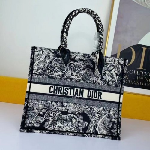 DIOR BOOK TOTE Broderie multicoloră M1297ZR