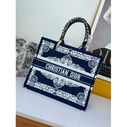 DIOR BOOK TOTE Broderie multicoloră M1297ZR-12