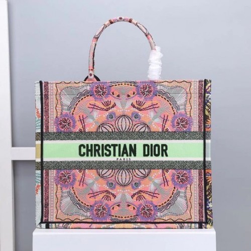DIOR BOOK TOTE Cravată multicoloră Dior Broderie M1286