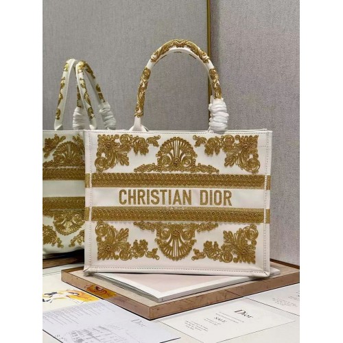 DIOR BOOK TOTE piele C1287-24 alb