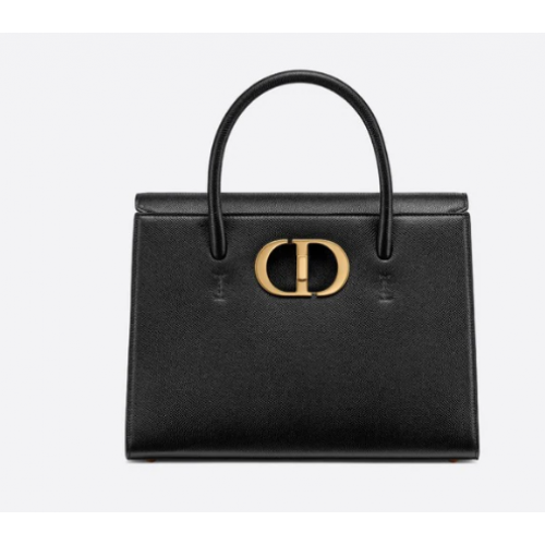 DIOR GEANTĂ ST HONORE MARE Piele de vițel granulată M9306UBAE neagră