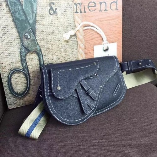Geantă de centură DIOR OBLIQUE SADDLE M9021 Albastru regal