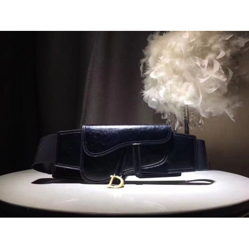 Geantă de mână DIOR Original din piele M9021 Neagră