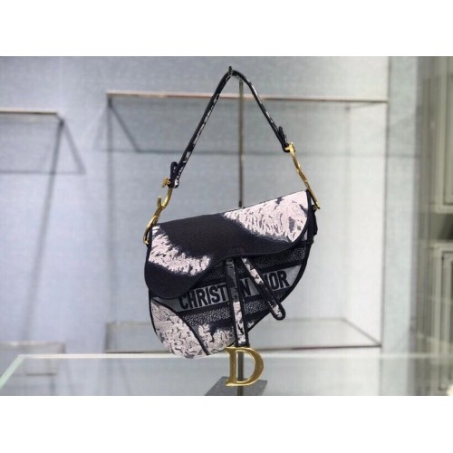 PUNGĂ DIOR SADDLE CAMOUFLAGE D2456F GRI