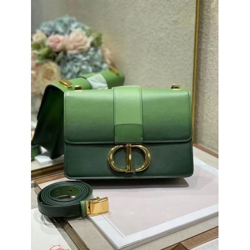 Geantă Dior 30 MONTAIGNE verde gradient piele de vițel M9203U