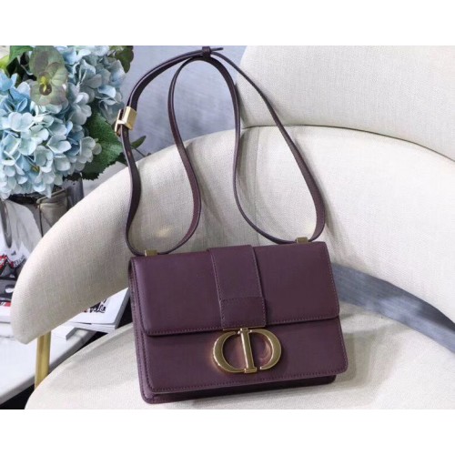 Geantă Dior 30 MONTAIGNE din piele de vițel M9203 Claret
