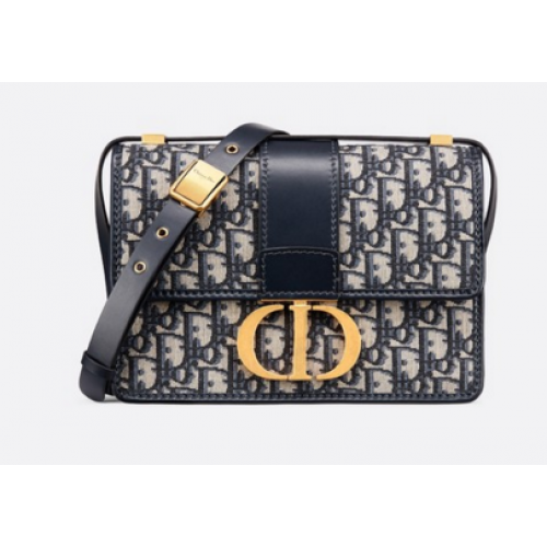 Dior 30 MONTAIGNE DIOR OBLIQUE BAG M9203 albastru