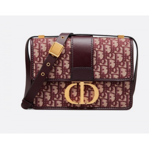 Dior 30 MONTAIGNE DIOR OBLIQUE BAG M9203 bordo