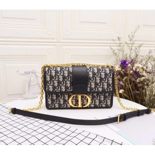 Dior 30 MONTAIGNE DIOR OBLIQUE BAG M9204 albastru