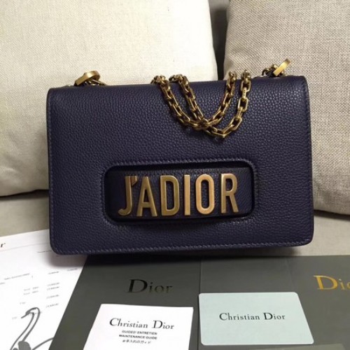 Geantă Dior JADIOR Flap din piele de vițel M9003 Royal