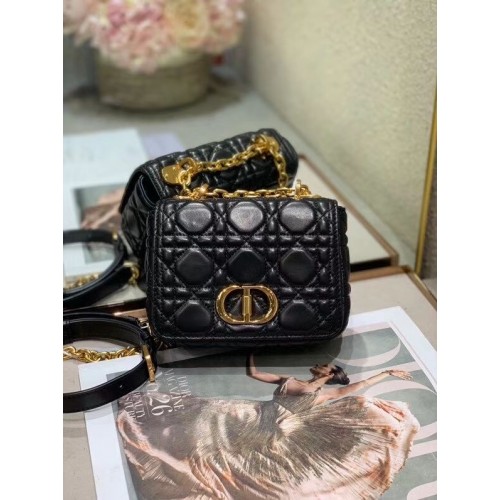 Geantă Dior din piele de miel C0388 neagră