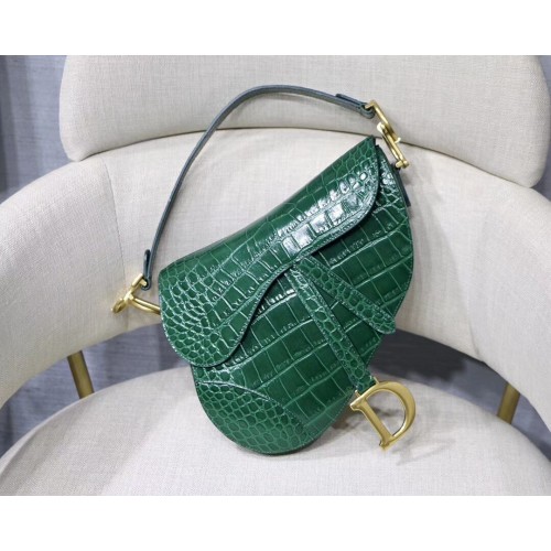 Dior SADDLE SOFT CALFSKIN BAG C9045 verde