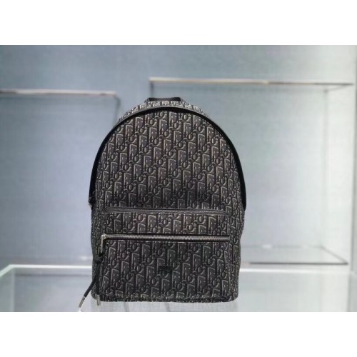 Rucsac Dior original din pânză CR2021 gri