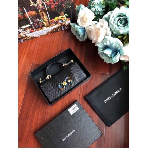 Genți Dolce Gabbana din piele de vițel 1126 negre