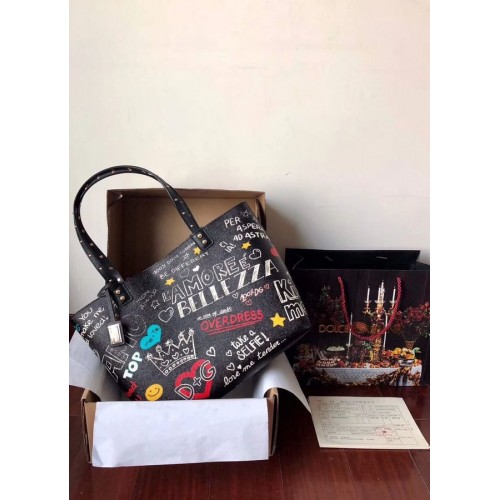 Genți Dolce Gabbana din piele de vițel 4116 negre